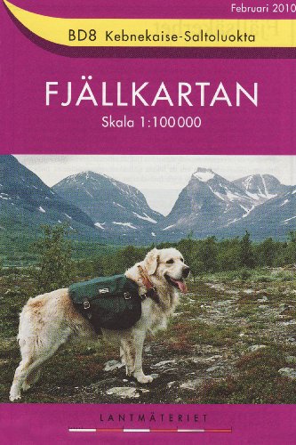 Beispielbild fr Fjllkarta BD8 Kebnekaise - Saltoluokta Bergwanderkarte 1 : 100 000 zum Verkauf von medimops