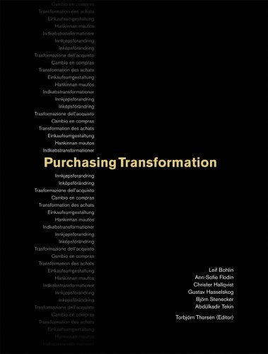 Beispielbild fr Purchasing Transformation zum Verkauf von medimops