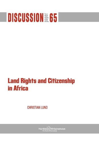 Beispielbild fr Land Rights and Citizenship in Africa zum Verkauf von Reuseabook
