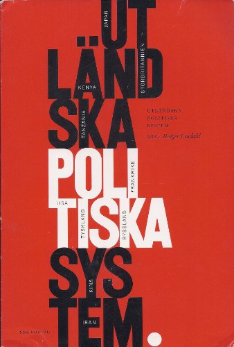 Beispielbild fr Utlandska Politiska System (Swedish Edition) Rutger Lindahl and Jonas Hinnfors Och Maria Oskarson zum Verkauf von CONTINENTAL MEDIA & BEYOND