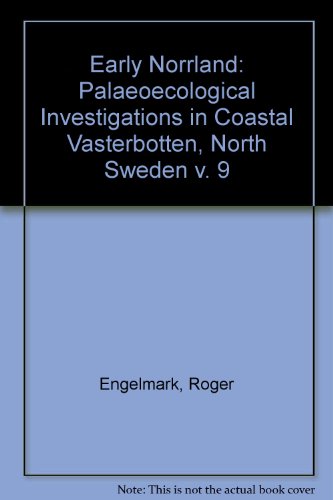 9789174020465: Paleo-ecological investigations in coastal Västerbotten, N. Sweden (Early Norrland)