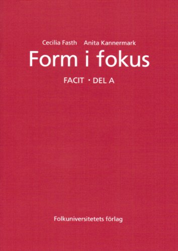 9789174343991: Form I Fokus: Answer Key A (Swedish Edition)