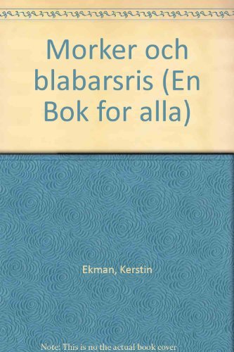 Stock image for Mo rker och bla°ba rsris (En Bok fo r alla) (Swedish Edition) for sale by ThriftBooks-Dallas