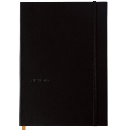 9789174551242: Whitelines Black Ocean A5 Lined/3D Notebook: Writing papers for creative freedom