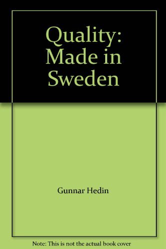 Beispielbild fr Quality: Made in Sweden zum Verkauf von AwesomeBooks