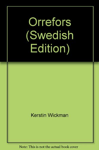 Beispielbild fr Orrefors (Swedish Edition) zum Verkauf von Wonder Book