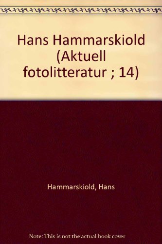 Stock image for Hans Hammarskiold (Aktuell fotolitteratur ; 14) (Swedish Edition) for sale by medimops