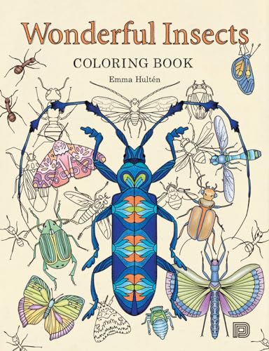 9789185639991: Wonderful Insects Coloring Book