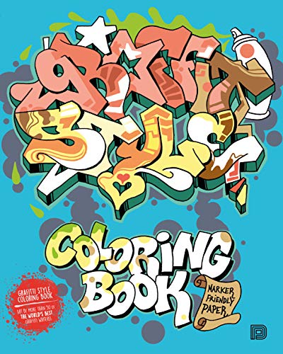 Beispielbild fr Graffiti Style Coloring Book zum Verkauf von WorldofBooks