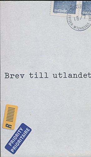 Brev Till Utlandet (9789189632493) by Ericsson, Eric