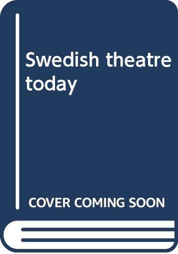 Stock image for Swedish theatre today for sale by GuthrieBooks