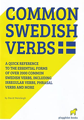 Imagen de archivo de 2000 Common Swedish Verbs: Quick Reference to the Essential Forms Including Many Phrasal Verbs by David Hensleigh (2001-05-04) a la venta por BooksRun