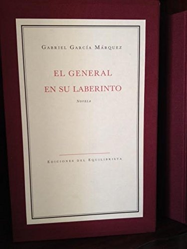 Imagen de archivo de EL GENERAL EN SU LABERINTO GABRIEL GARCIA MARQUEZ a la venta por Iridium_Books
