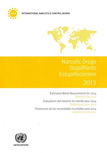 9789210481571: Estimated World Requirements of Narcotic Drugs: Estimated World Requirements for 2014 - Statistics for 2012