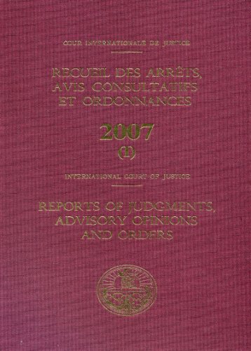 9789210710787: Recueil Des Arrets, Avis Consultatifs et Ordonnances/ Reports of Judgments, Advisory Opinions and Orders 2007: Affaire Relative a des Usines de Pate a ... Ahmadou Sadio Diallo: Two Volume Set