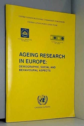 Beispielbild fr Ageing Research in Europe: Demographic, Social and Behavioural Aspects (Economic Studies (New York)) zum Verkauf von WorldofBooks