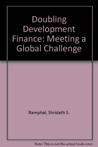 Doubling Development Finance: Meeting a Global Challenge (9789211041859) by Unknown Author