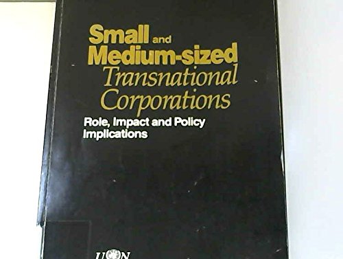 Imagen de archivo de Small and Medium Sized Transnational Corporations/E.93Iia15: Role, Impact, and Policy Implications a la venta por Phatpocket Limited