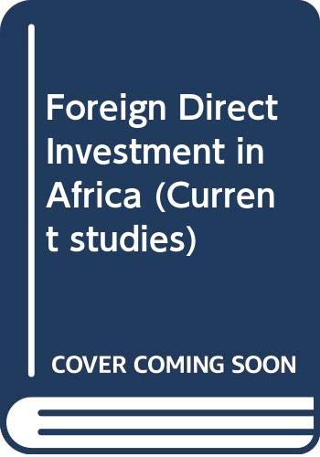 Imagen de archivo de Foreign Direct Investment in Africa a la venta por Better World Books