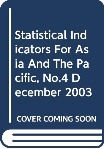 Statistical Indicators for Asia and the Pacific December 2003 (9789211203813) by United Nations