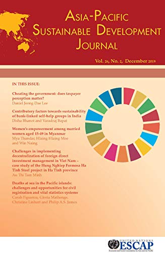 Beispielbild fr Asia-Pacific Sustainable Development Journal 2019, Issue No. 2 zum Verkauf von Blackwell's