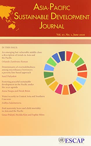 Beispielbild fr Asia-Pacific Sustainable Development Journal 2020, Issue No. 1 zum Verkauf von Blackwell's