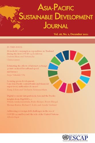 Beispielbild fr Asia-Pacific Sustainable Development Journal 2021, Issue No. 2 zum Verkauf von Blackwell's