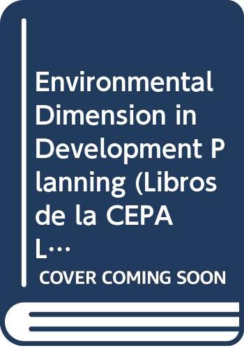 Beispielbild fr Environmental Dimension in Development Planning zum Verkauf von Wonder Book