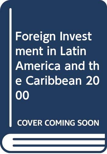 Beispielbild fr Foreign Investment in Latin America and the Caribbean zum Verkauf von PsychoBabel & Skoob Books