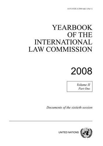 Beispielbild fr Yearbook of the International Law Commission 2008 zum Verkauf von Blackwell's
