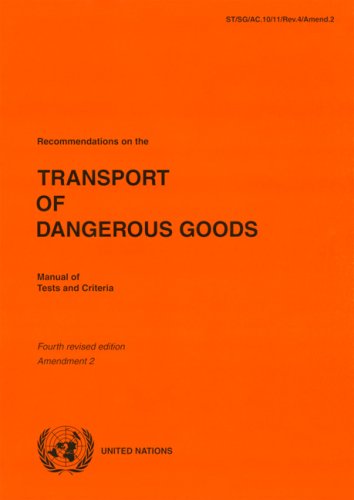 Stock image for Recommendations on the Transport of Dangerous Goods: Manual of Tests and Criteria: Amendment 2 for sale by PAPER CAVALIER UK