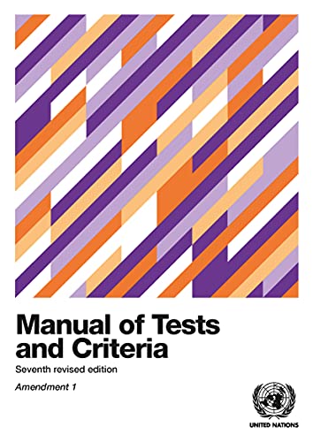 Stock image for Manual of Tests and Criteria - Seventh Revised Edition, Amendment 1 for sale by Blackwell's