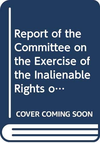 Imagen de archivo de Report of the Committee on the Exercise of the Inalienable Rights of the Palestinian People Official Records Session 70 supplement 35 A7035 a la venta por PBShop.store US