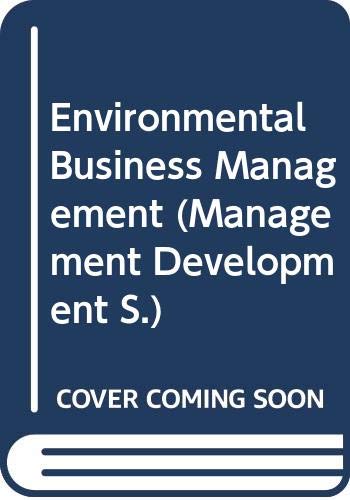 9789221072898: Environmental Business Management: An Introduction: No. 30 (Management Development S.)