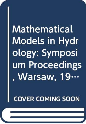 9789230010317: Mathematical Models in Hydrology: Symposium Proceedings, Warsaw, 1971 (Studies & Reports in Hydrology)