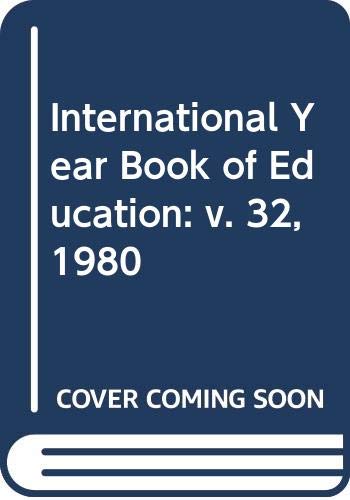 International Yearbook of Education, 1980 (9789231016349) by UNESCO