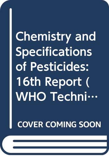 Stock image for Chemistry and Specifications of Pesticides for sale by Better World Books: West