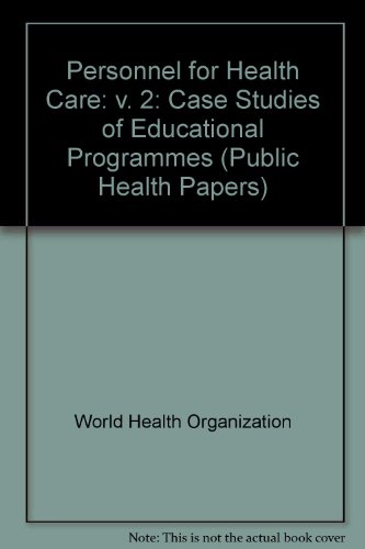 Stock image for livro personnel for health care case studies of educational prog vol 2 f m katz 1980 for sale by LibreriaElcosteo