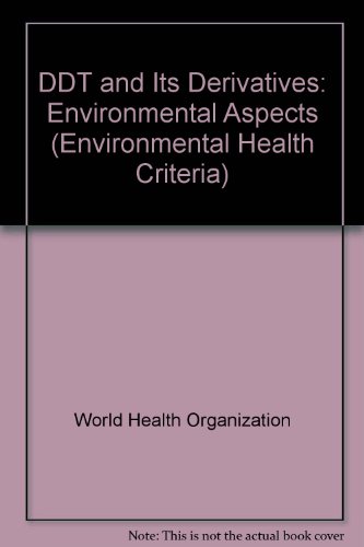 Imagen de archivo de DDT and Its Derivatives: Environmental Aspects (Environmental Health Criteria) a la venta por J J Basset Books, bassettbooks, bookfarm.co.uk