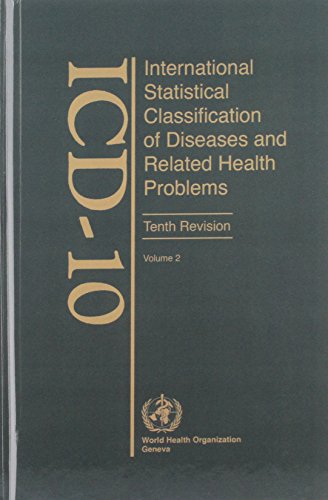 Stock image for ICD-10 International Statistical Classification of Diseases and Related Health Problems, Tenth Edition: Volume 2: Instruction Manual for sale by ThriftBooks-Dallas