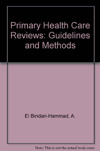Stock image for Primary Health Care Reviews : Guidelines and Methods for sale by Better World Books