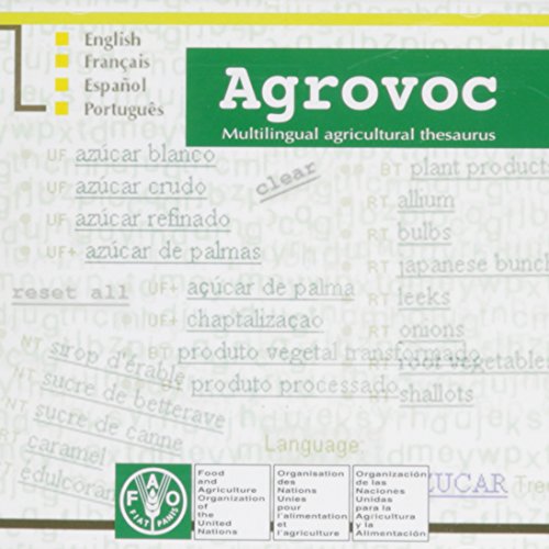 9789250044330: Agrovoc: Multilingual Agricultural Thesaurus