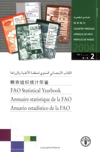 9789250053981: Fao Statistical Yearbook 2004: Volume 1/2 : Country profiles