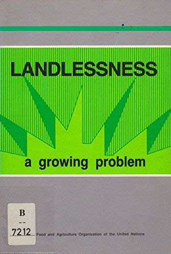 Stock image for Landlessness: A Growing Problem (Fao Economic & Social Development Series No 28/F2720) for sale by Buchpark
