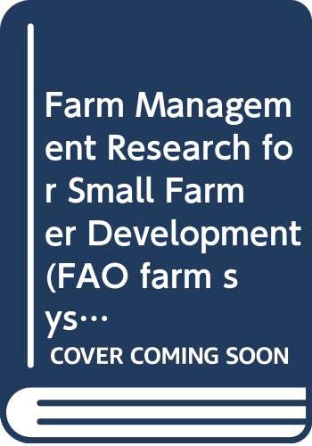 Stock image for Farm Management Research for Small Farmer Development for sale by Better World Books Ltd