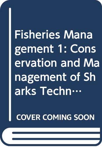 Imagen de archivo de Fisheries Management 1: Conservation and Management of Sharks Technical Guidelines for Responsible Fisheries Supplement a la venta por Revaluation Books