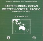 9789251056295: FAO Species Identification Sheets For Fishery Purposes: Eastern Indian Ocean and Western Central Pacific. Fishing Areas 57 and 71. Volumes I-IV