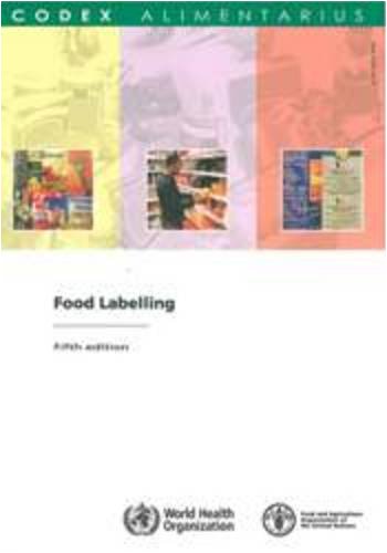 Beispielbild fr Food Labelling (Codex Alimentarius - Joint Fao/Who Food Standards) zum Verkauf von medimops