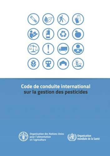 Imagen de archivo de Code De Conduite International Sur La Gestion Des Pesticides a la venta por Revaluation Books