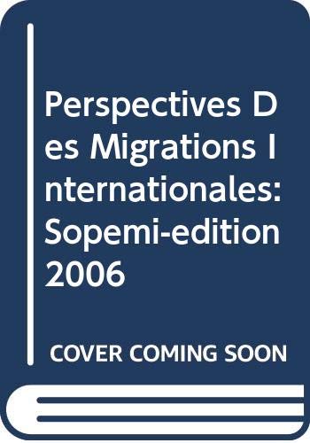 Beispielbild fr Perspectives des migrations internationales: Rapport annuel zum Verkauf von Ammareal